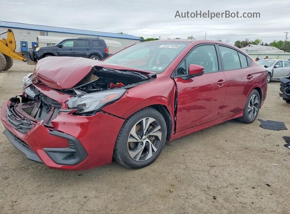 4S3BWAC63P3015498 2023 SUBARU LEGACY Красный Передняя левая четверть