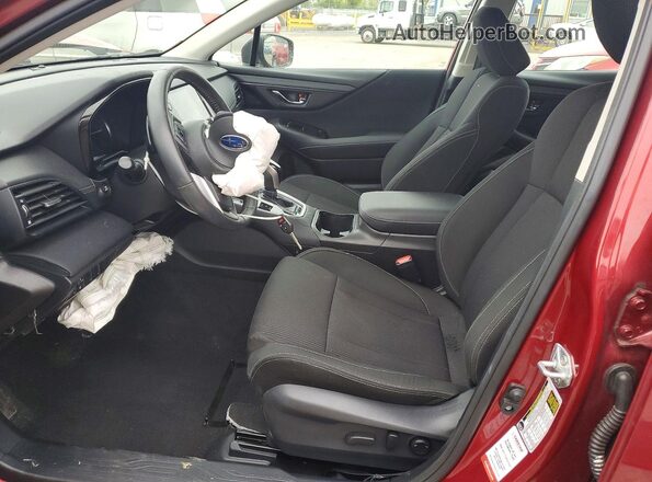 4S3BWAC63P3015498 2023 SUBARU LEGACY Красный Вид салона спереди