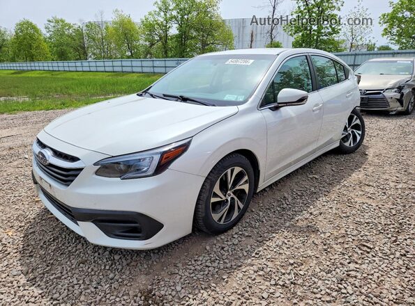 4S3BWAC68L3033621 2020 SUBARU LEGACY Белый Передняя левая четверть
