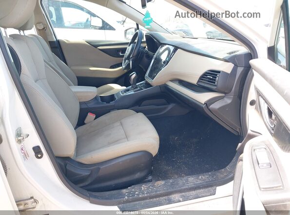 4S3BWAC6XL3013340 2020 SUBARU LEGACY White Widok wnętrza z przodu