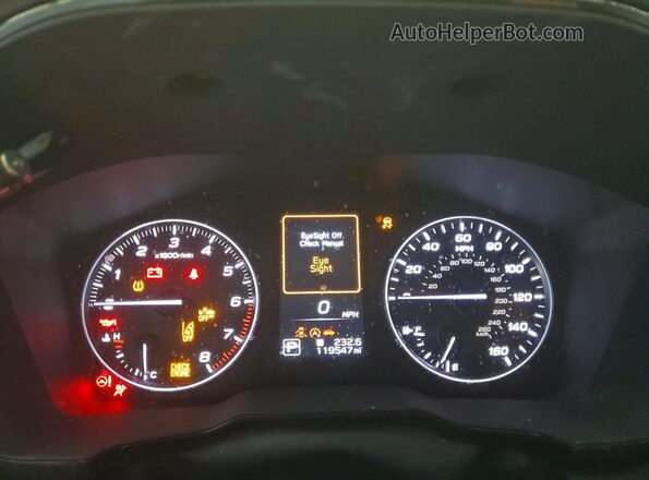 4S3BWAC6XM3008592 2021 SUBARU LEGACY Серебряный Вид щитка приборов