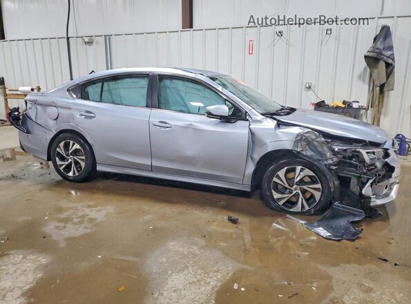 4S3BWAC6XM3008592 2021 SUBARU LEGACY Серебряный Передняя правая четверть