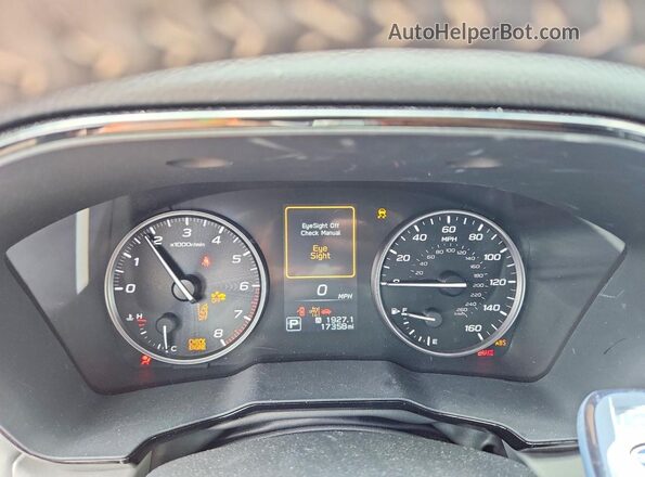 4S3BWAD6XR3029237 2024 SUBARU LEGACY Синий Вид щитка приборов