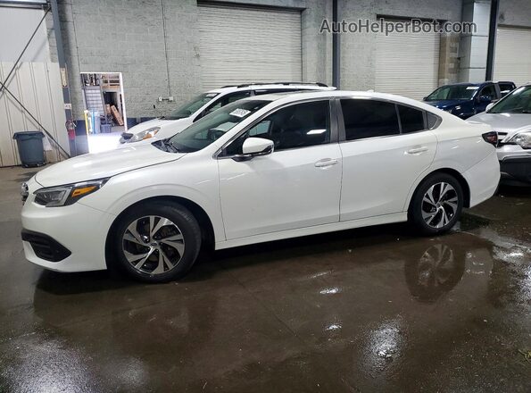 4S3BWAF61M3015667 2021 SUBARU LEGACY Белый Передняя левая четверть