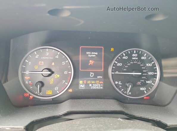 4S3BWAF63P3007655 2023 SUBARU LEGACY Серебряный Вид щитка приборов