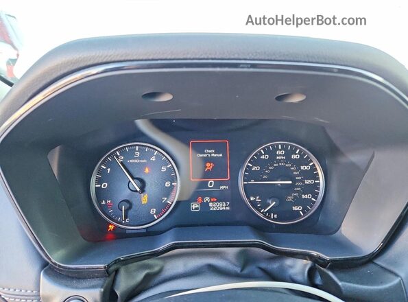 4S3BWAF64S3017877 2025 SUBARU LEGACY Белый Вид щитка приборов