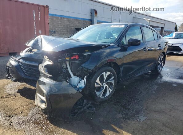 4S3BWAF65R3007451 2024 SUBARU LEGACY Черный Передняя левая четверть