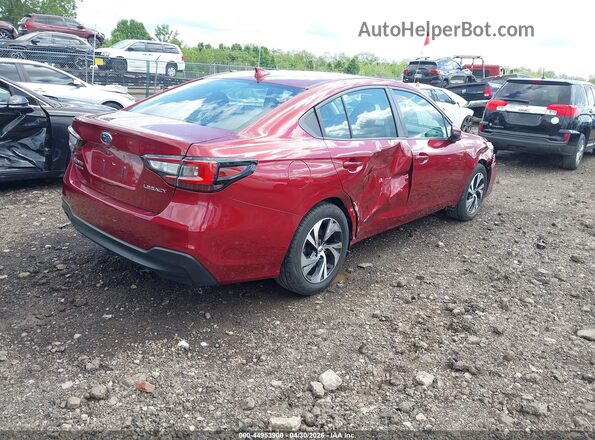 4S3BWAF68P3014889 2023 SUBARU LEGACY Красный Задняя правая четверть