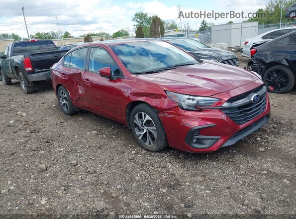 4S3BWAF68P3014889 2023 SUBARU LEGACY Красный Передняя правая четверть