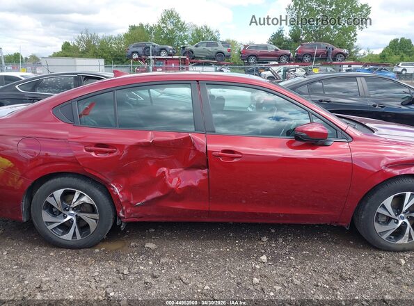 4S3BWAF68P3014889 2023 SUBARU LEGACY Красный Вид задней части салона