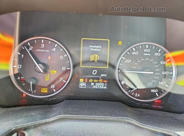 4S3BWAF68R3016869 2024 SUBARU LEGACY Gray Widok zestawu wskaźników