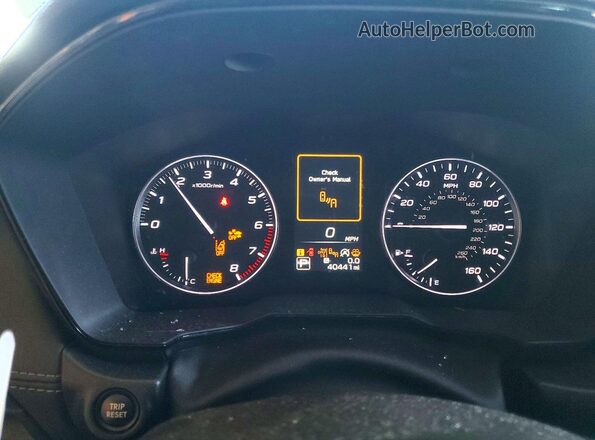 4S3BWAF69P3013864 2023 SUBARU LEGACY Black Вид щитка приладів