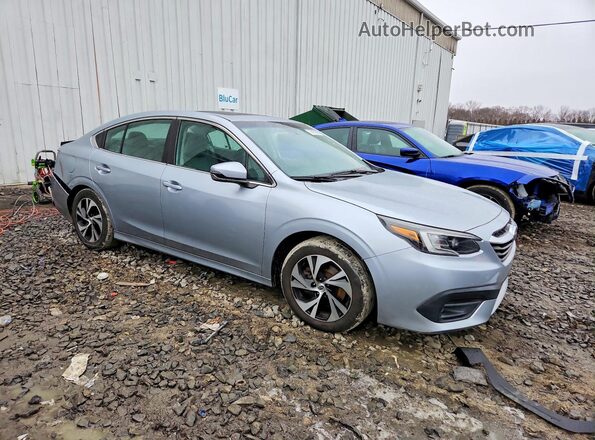 4S3BWAF6XM3016266 2021 SUBARU LEGACY Серебряный Передняя правая четверть