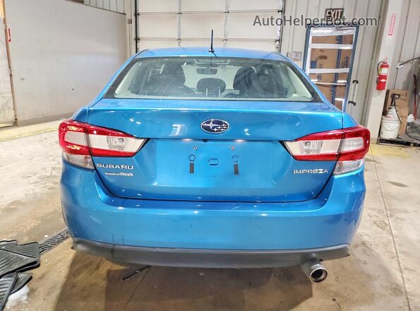 4S3GKAA60J3605394 2018 SUBARU IMPREZA Blue Widok z tyłu