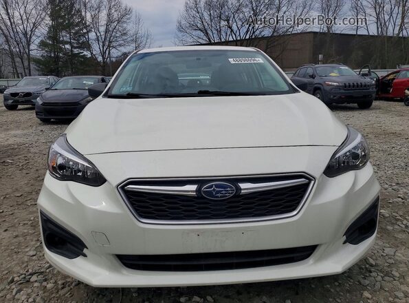 4S3GKAA61K3608516 2019 SUBARU IMPREZA Белый Вид спереди