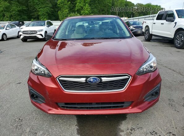 4S3GKAA63H3608638 2017 SUBARU IMPREZA Red Widok z przodu