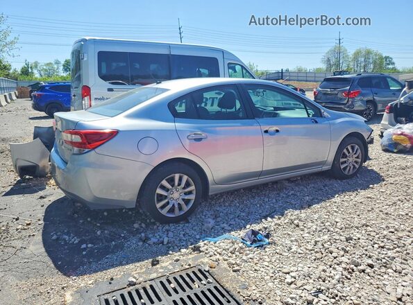 4S3GKAA64J3605379 2018 SUBARU IMPREZA Серебряный Задняя правая четверть