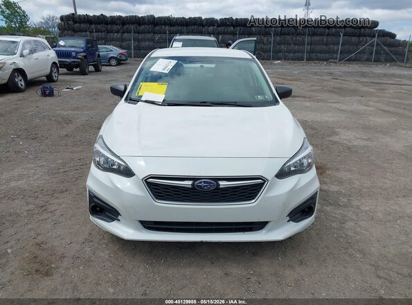4S3GKAA68J3619950 2018 SUBARU IMPREZA Белый Вид щитка приборов