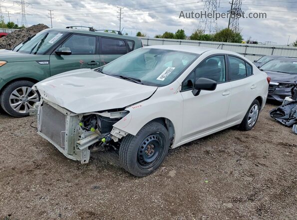 4S3GKAA69J3619519 2018 SUBARU IMPREZA Белый Передняя левая четверть