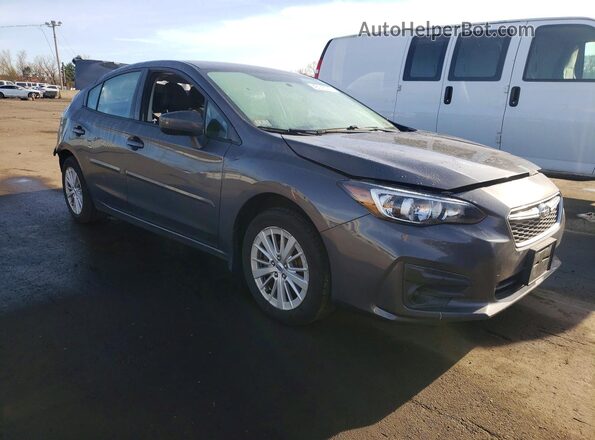 4S3GKAB60J3611727 2018 SUBARU IMPREZA Gray Передня права чверть