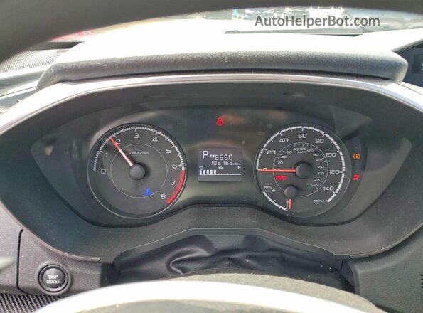 4S3GKAB60J3611727 2018 SUBARU IMPREZA Gray Вид щитка приладів