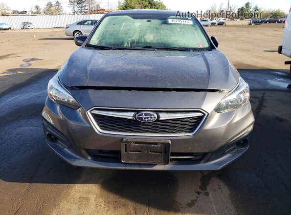 4S3GKAB60J3611727 2018 SUBARU IMPREZA Gray Вид спереду