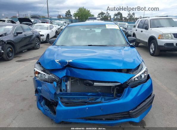 4S3GKAB60N3604072 2022 SUBARU IMPREZA Синий Вид панели приборов