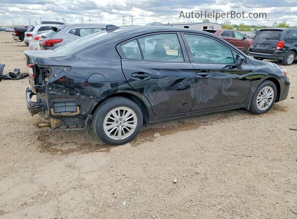 4S3GKAB62J3600423 2018 SUBARU IMPREZA Black Задня права чверть