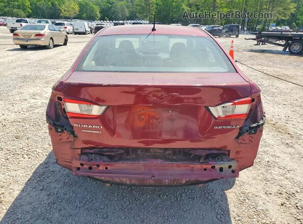 4S3GKAB62L3608041 2020 SUBARU IMPREZA Бордовый Вид сзади