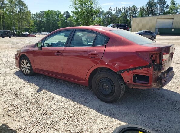4S3GKAB62L3608041 2020 SUBARU IMPREZA Бордовый Задняя левая четверть