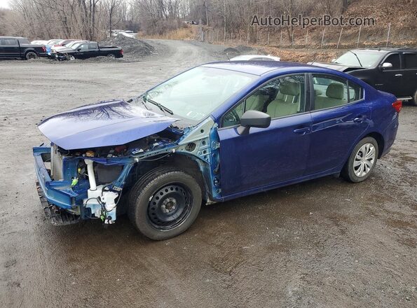 4S3GKAB63N3605782 2022 SUBARU IMPREZA Синий Передняя левая четверть