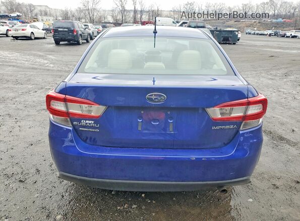 4S3GKAB63N3605782 2022 SUBARU IMPREZA Синий Вид сзади