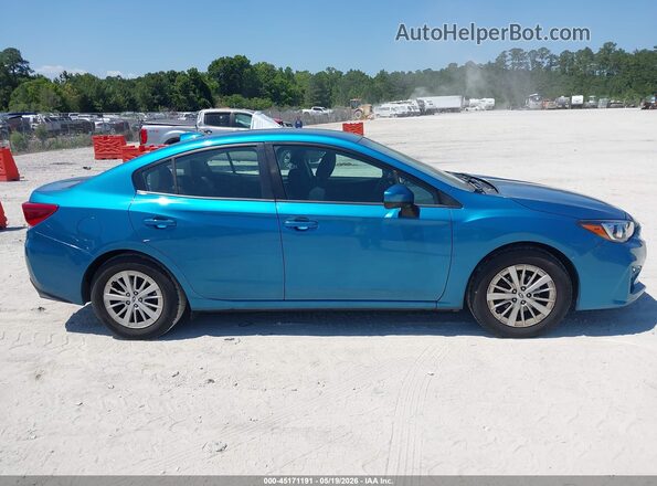 4S3GKAB64H3622420 2017 SUBARU IMPREZA Синий Вид задней части салона