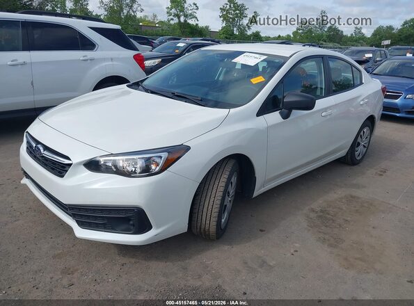 4S3GKAB64N3608898 2022 SUBARU IMPREZA Белый Передняя левая четверть