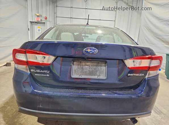 4S3GKAB67M3604424 2021 SUBARU IMPREZA Синий Вид сзади