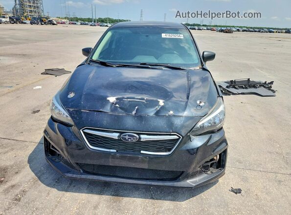 4S3GKAB68J3612768 2018 SUBARU IMPREZA Black Widok z przodu