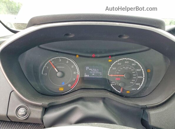 4S3GKAB6XH3612474 2017 SUBARU IMPREZA Угольный Вид щитка приборов