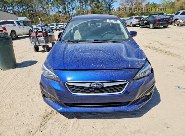 4S3GKAD60J3625155 2018 SUBARU IMPREZA Blue Widok z przodu