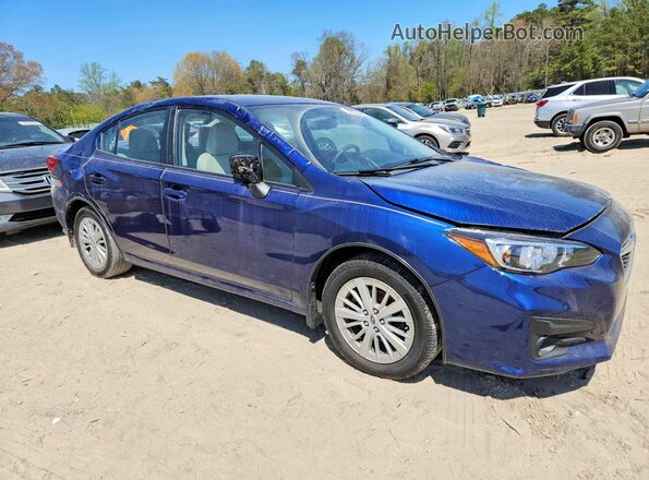 4S3GKAD60J3625155 2018 SUBARU IMPREZA Blue Przód prawy