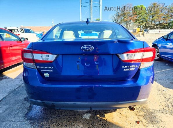 4S3GKAD64H3614847 2017 SUBARU IMPREZA Синий Вид сзади