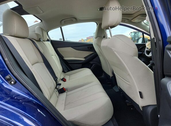 4S3GKAD65J3608450 2018 SUBARU IMPREZA Синий Вид задних сидений
