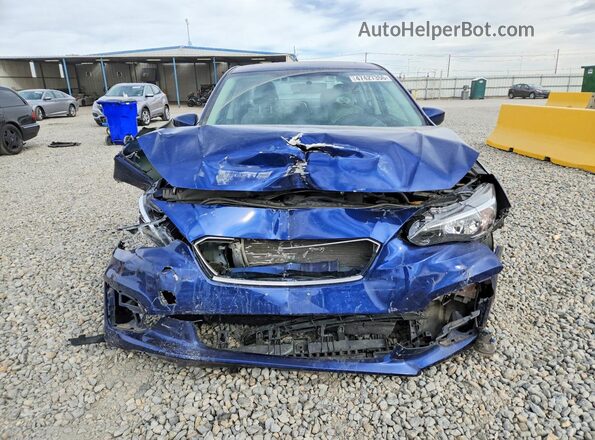 4S3GKAD65J3608450 2018 SUBARU IMPREZA Синий Вид спереди