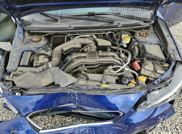 4S3GKAD65J3608450 2018 SUBARU IMPREZA Синий Вид задней части салона