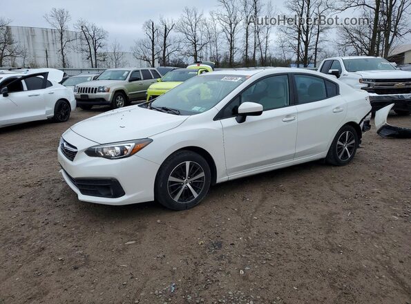 4S3GKAD67L3610834 2020 SUBARU IMPREZA Белый Передняя левая четверть