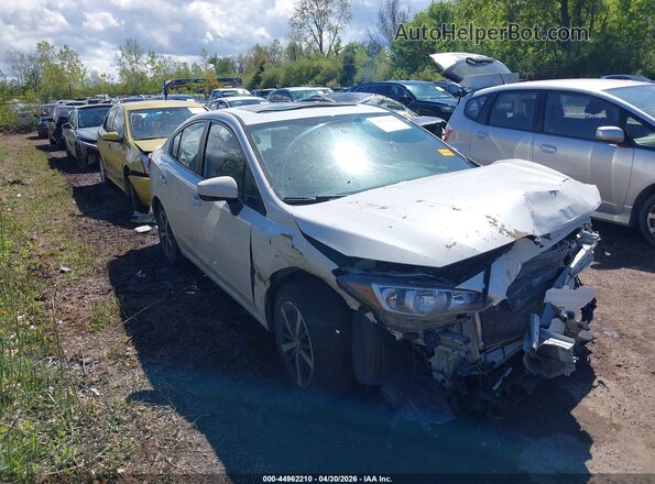 4S3GKAD67L3615614 2020 SUBARU IMPREZA Белый Передняя правая четверть