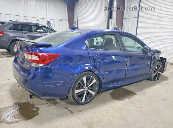 4S3GKAL68J1606186 2018 SUBARU IMPREZA Синий Задняя правая четверть