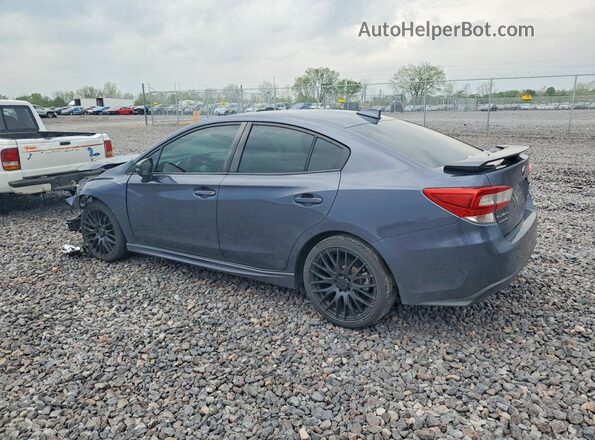 4S3GKAM63H3605542 2017 SUBARU IMPREZA Синий Задняя левая четверть