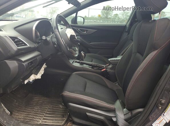 4S3GKAM63H3605542 2017 SUBARU IMPREZA Синий Вид салона спереди