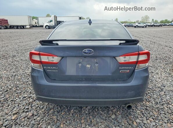 4S3GKAM63H3605542 2017 SUBARU IMPREZA Синий Вид сзади