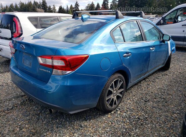 4S3GKAU62J3613461 2018 SUBARU IMPREZA Blue Tył prawy